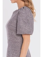 Mini dámské šaty S431 grafitové - Stylove Mini dámské šaty S431 grafitové - Stylove