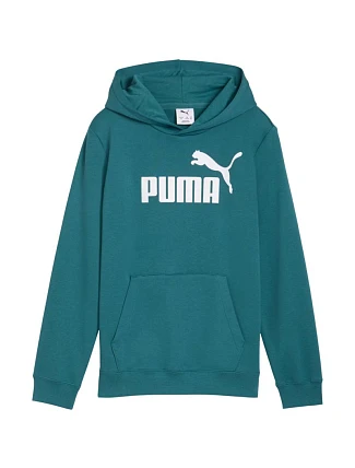 Puma ESS No.1 Logo Hoodie zelená 684909 41 Puma ESS No.1 Logo Hoodie zelená 684909 41