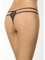 Tanga Peanut tarte V-7848 černá/béžová - Axami