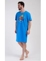 Pánská noční košile s krátkým rukávem Adventure Pánská noční košile s krátkým rukávem Adventure
