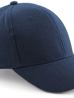 Beechfield B 65 6 panelová kšiltovka "Pro Style" 53.0065 french navy/stone
