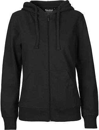 Neutral O 83301 Dámská mikina s kapucí z bio bavlny 77.8331 black Neutral O 83301 Dámská mikina s kapucí z bio bavlny 77.8331 black