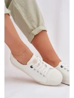 Dámské tenisky z eko kůže Big Star TT274023 Bílé