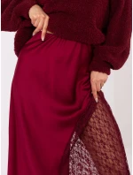 Sukně MI SD 3287.36 bordó