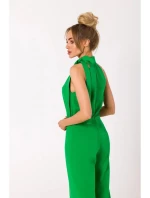 Overal M746 se zavazováním za krkem zelená - Moe