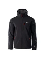 Pánská bunda Caen M 92800282249 Černá s červenou - Hi-Tec