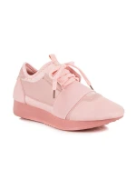 Úžasné růžové tenisky se šňůrkou