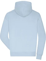 Daiber 8034 Pánská mikina s kapucí "Lounge" 02.8034 light blue