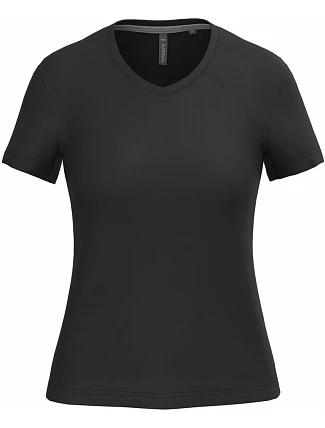 Kariban K 381 Dámské tričko s výstřihem do V 20.K381 black Kariban K 381 Dámské tričko s výstřihem do V 20.K381 black