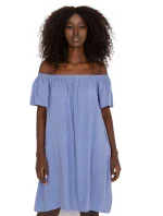 Dámské šaty-D73761M30145G světle modré Dámské šaty-D73761M30145G světle modré