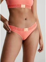 Dámský plavkový spodní díl bikin KW0KW01990 SM9 korálová - Calvin Klein