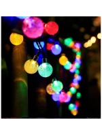 SOLÁRNÍ ZAHRADNÍ SVĚTLO GIRLANDA SOLÁRNÍ ŘETĚZ 4,9 M 40LED MULTICOLOUR