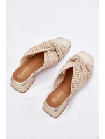 Dámské Sandály Na Klíně Maciejka 06955-25 Béžovo-Zlaté Dámské Sandály Na Klíně Maciejka 06955-25 Béžovo-Zlaté