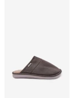 Pánské nazouváky Selomir – tmavě šedé