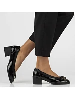 Černé lakované lodičky Filippo DP6960