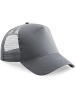 Beechfield B 640 5 panelová Trucker kšiltovka 53.0640 graphite grey/graphite grey