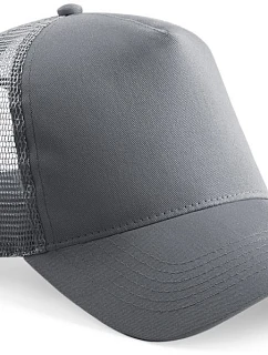 Beechfield B 640 5 panelová Trucker kšiltovka 53.0640 graphite grey/graphite grey