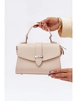 Kabelka listonoska s odnímatelným popruhem světle béžová Belveta