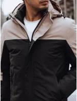 Pánská zimní bunda s kapucí černá FashionStreet TX4899