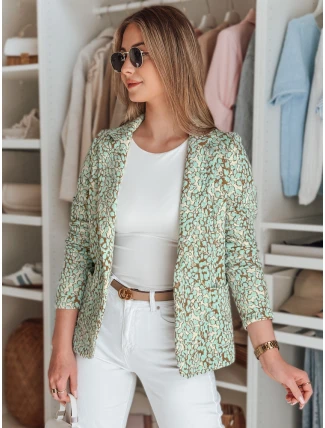 Dámská bunda do pasu MARABELL mint FashionStreet PY0128 Dámská bunda do pasu MARABELL mint FashionStreet PY0128