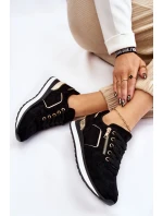 Semišové Sportovní Boty Na Platformy Černá Riverside Semišové Sportovní Boty Na Platformy Černá Riverside