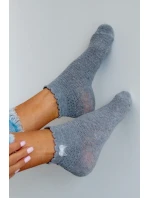 Milena ponožky 1115 Ažurové s mašlí pro ženy 37-41