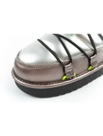 D.Franklin snow boots women winter fashion insulated boots silver dámské