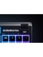 SteelSeries Apex 3 Gaming Keyboard, US Layout, Wired, Black Herní klávesnice SteelSeries Apex 3 Voděodolná IP32 pro ochranu proti polití, Přizpůsobitelné 10zónové RGB osvětlení reaguje na hry a Discord, Tiché herní spínače vydrží dlouho