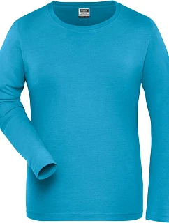 Daiber JN 1803 Dámské pracovní elast. tričko - Solid 02.1803 turquoise