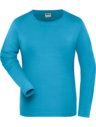 Daiber JN 1803 Dámské pracovní elast. tričko - Solid 02.1803 turquoise