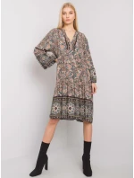 TW SK BI 5S0118B.25 khaki šaty TW SK BI 5S0118B.25 khaki šaty