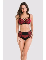 NAHÉ KALHOTKY S VYSOKÝM PASEM 19064 ČERVENÉ NAHÉ KALHOTKY S VYSOKÝM PASEM 19064 ČERVENÉ