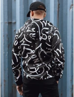 Pánská mikina na zip s kapucí černá FashionStreet BX5809