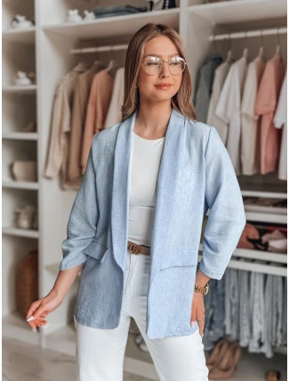 Dámská oversize bunda SOFT LOVE modrá FashionStreet PY0132