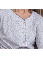 Pyžamo Luna 388 3/4 M-2XL Z25/26 dámské rozepínací
