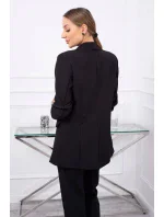 Elegantní souprava saka a kalhot černé barvy Elegantní souprava saka a kalhot černé barvy