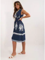 Šaty DHJ SK 12616.13 tmavě modré Šaty DHJ SK 12616.13 tmavě modré