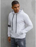 Pánská šedá mikina FashionStreet BX5435