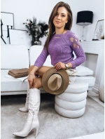 Dámský svetr LAYSI lilac FashionStreet MY1747