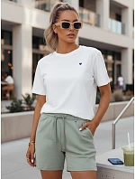 SWAN dámské šortky tmavě zelené FashionStreet SY0328