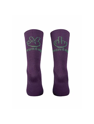 Cyklistické ponožky NORTHWAVE Sunday Monday Sock, fialové Cyklistické ponožky NORTHWAVE Sunday Monday Sock, fialové