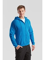 Fruit of the Loom Classic Hooded Sweat Jacket Mikina s kapucí 16.2062 heather grey