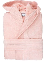The One Towelling Velour Bathrobe Župan s kapucí 48.1043 salmon The One Towelling Velour Bathrobe Župan s kapucí 48.1043 salmon