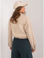 Dámská džínová bunda HM KR F3968 3.78 Béžová - FPrice Dámská džínová bunda HM KR F3968 3.78 Béžová - FPrice