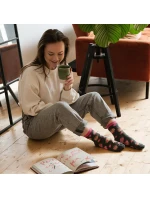 Dámské ponožky Steven art.136 Srdce