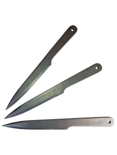 KAL22 vrhací nože na šipky 3ks stříbrné KAL22-SR