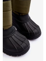 Dětské sněhule s rázovou podšívkou zateplené Khaki Big Star MM374123 Dětské sněhule s rázovou podšívkou zateplené Khaki Big Star MM374123