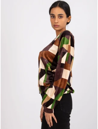 Halenka DHJ BZ 6550.74P hnědá Halenka DHJ BZ 6550.74P hnědá