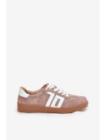 Kopačky Sportovní Boty Z Semiše Béžové Vinceza 79517