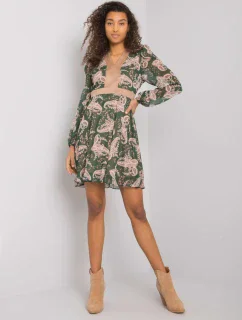 Šaty LC SK 22K 3035.03P tmavě zelená